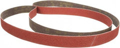 3M - 6" Wide x 48" OAL, 80 Grit, Aluminum Oxide Abrasive Belt - Aluminum Oxide, Coated, XF Weighted Cloth Backing, Series 384F - USA Tool & Supply