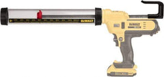 DeWALT - 29 oz Full Barrel Battery Caulk/Adhesive Applicator - Use with 10 to 20 oz Sausage Packs - USA Tool & Supply