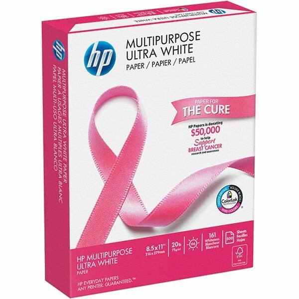 Hewlett-Packard - 8-1/2" x 11" White Copy Paper - Use with Copiers, Inkjet Printers, Laser Printers, Fax Machines - USA Tool & Supply