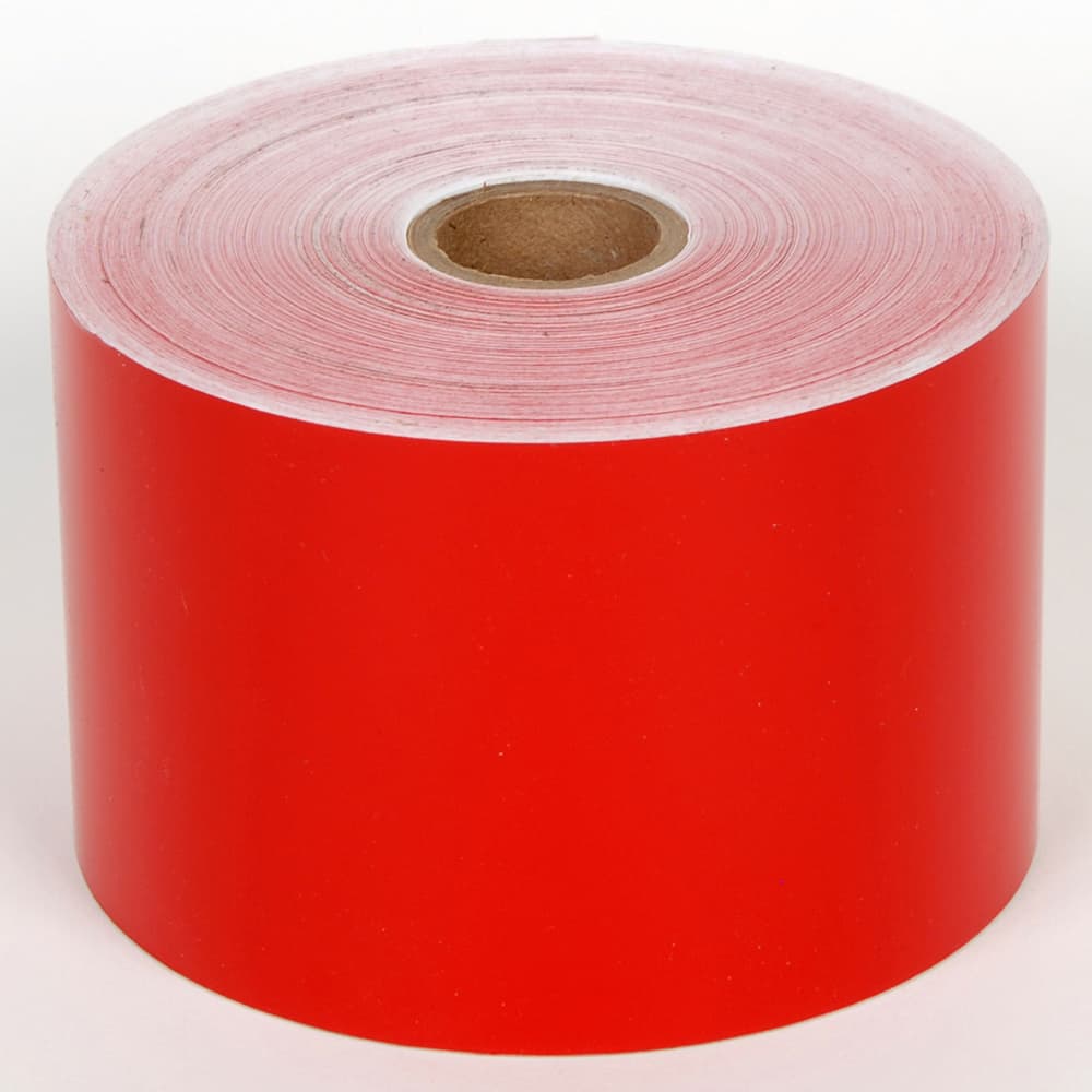 Cobra Systems - Labels, Ribbons & Tapes; Type: Vinyl Tape ; Color: Red ; For Use With: VNM4PRO ; Width (Inch): 3 ; Length (Feet): 150 ; Material: Vinyl - Exact Industrial Supply