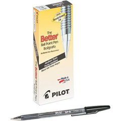 Pilot - Conical Ball Point Pen - Black - USA Tool & Supply