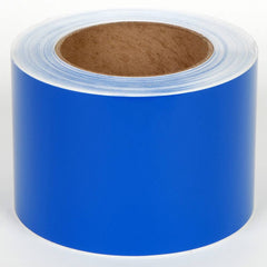 Cobra Systems - Labels, Ribbons & Tapes; Type: Vinyl Tape ; Color: Blue ; For Use With: VNM8 ; Width (Inch): 6 ; Length (Feet): 150 ; Material: Vinyl - Exact Industrial Supply