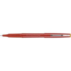 Pilot - Needle Porous Point Pen - Red - USA Tool & Supply