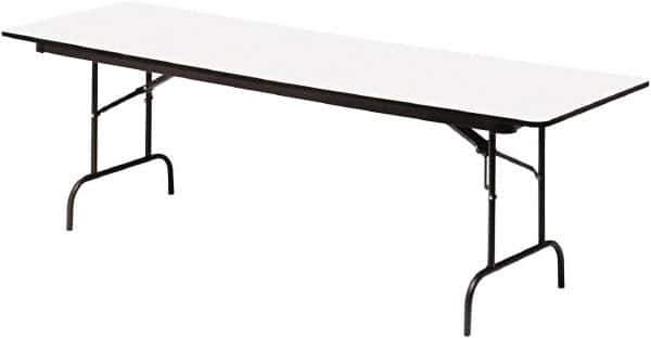 ICEBERG - 30" Long x 96" Wide x 29" High, Folding Table - Gray - USA Tool & Supply