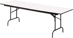 ICEBERG - 30" Long x 96" Wide x 29" High, Folding Table - Gray - USA Tool & Supply