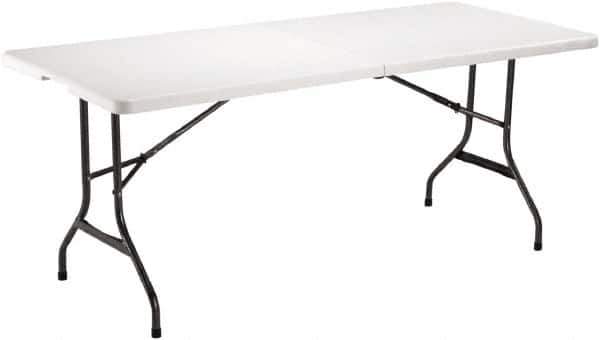 ALERA - 30" Long x 71" Wide x 29" High, Folding Table - White - USA Tool & Supply