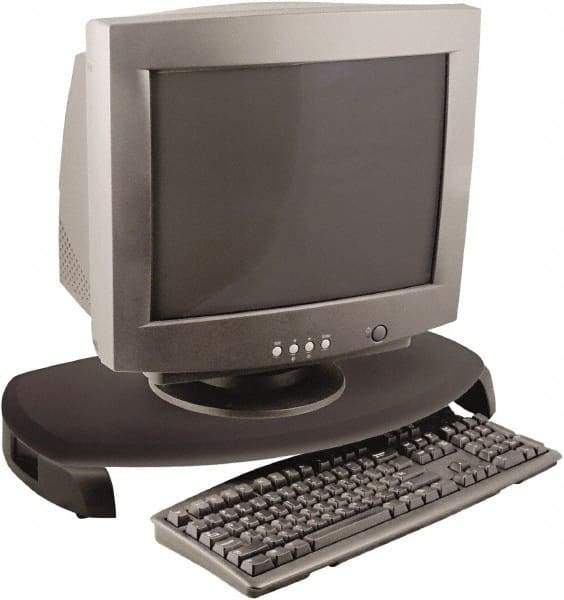 Kantek - Black Desktop Stand - Use with Monitor - USA Tool & Supply