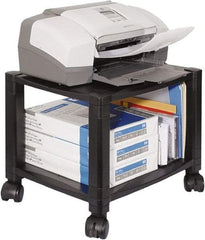 Kantek - Black Printer/Copier Stand - Use with Printer, Paper - USA Tool & Supply