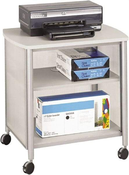 Safco - Gray Case/Stand - Use with Printer, Office Machines - USA Tool & Supply