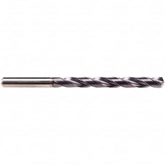 Taper Length Drill Bit: 0.1516″ Dia, 135 ° TiAlN Finish, RH Cut, Spiral Flute, Straight Shank, Series EF-DRILL