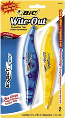 Bic - 1/5" x 236" Correction Tape Non-Refillable - USA Tool & Supply