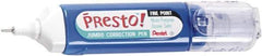 Pentel - Correction Fluids Pen Applicator - 12 ml - USA Tool & Supply