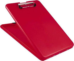 Saunders - 1-1/4" Long x 9-1/2" Wide, Clip Board - Blue - USA Tool & Supply