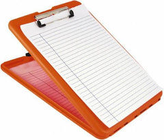 Saunders - 1-1/4" Long x 9-1/2" Wide, Clip Board - High Visibility Orange - USA Tool & Supply
