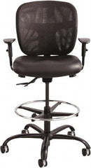Safco - Swivel & Adjustable Stools Type: Adjustable Height Stool Base Type: Swivel - USA Tool & Supply