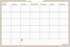 AT-A-GLANCE - 36 Sheet, 36 x 24", Monthly Planning Surface - Gray, White & Orange - USA Tool & Supply