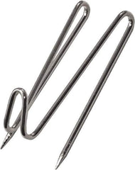 ADVANTUS - 25 Hooks, 1" Long x 1" Deep, Metal Hook Panel - 2-1/2" High - USA Tool & Supply