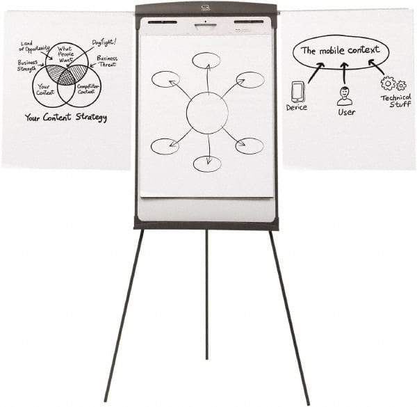 Quartet - Dry Erase Easel - 42 to 72" High - USA Tool & Supply