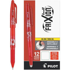 Pilot - Conical Gel Roller Ball Pen - Red - USA Tool & Supply