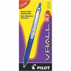 Pilot - Conical Roller Ball Pen - Blue - USA Tool & Supply