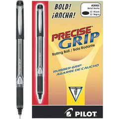 Pilot - Precision Point Roller Ball Pen - Black - USA Tool & Supply