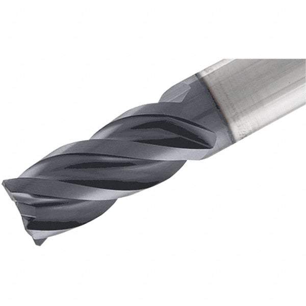 Iscar - MM EC Grade IC908 Carbide End Milling Tip Insert - TiAlN Finish, 4 Flutes, 6mm Cutting Diam, 4mm Depth of Cut, 8.5mm Extension, 45° Helix - USA Tool & Supply