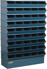 Stackbin - 9 Bin, Shelving Unit with Openings & Base - 37" Wide x 54" High - USA Tool & Supply
