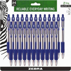 Zebra - Conical Ball Point Pen - Blue - USA Tool & Supply