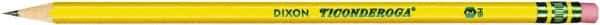 TICONDEROGA - #2HB Pencil - Black - USA Tool & Supply
