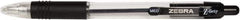 Zebra - Conical Ball Point Pen - Black - USA Tool & Supply