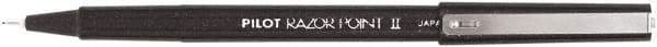 Pilot - Precision Point Marker Pen - Black - USA Tool & Supply