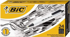 Bic - Conical Ball Point Pen - Black - USA Tool & Supply