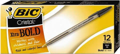 Bic - Conical Ball Point Pen - Black - USA Tool & Supply