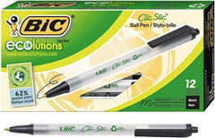 Bic - Conical Ball Point Pen - Black - USA Tool & Supply