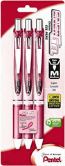 Pentel - Conical Roller Ball Pen - Black - USA Tool & Supply