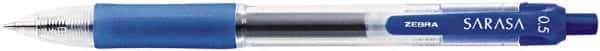 Zebra - Conical Roller Ball Pen - Blue - USA Tool & Supply