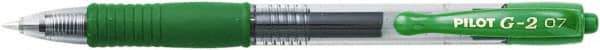 Pilot - Conical Roller Ball Pen - Green - USA Tool & Supply