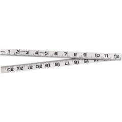 Lufkin - Folding Rules Overall Length (Feet): 2.00 Graduation (Inch): 1/16; 1/8 - USA Tool & Supply