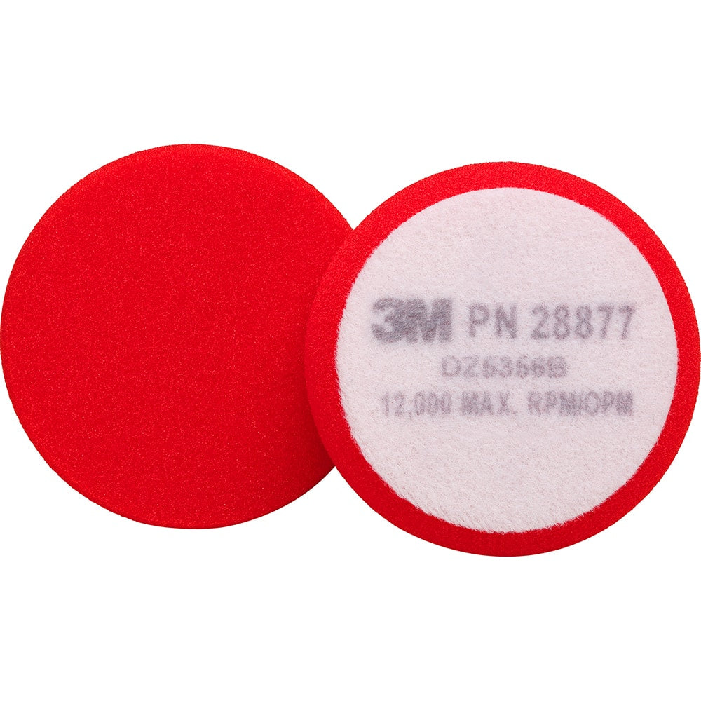 3M - Bonnets & Pads; Overall Diameter (Inch): 3-1/2 ; Product Type: Buffing Pad ; Bonnet/Pad Material: Foam ; Maximum RPM: 12000.000 - Exact Industrial Supply