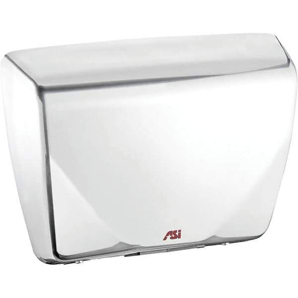 ASI-American Specialties, Inc. - 2200 Watt White Finish Electric Hand Dryer - 100-240 Volts, 18.3 Amps, 14-7/16" Wide x 10-13/16" High x 3-15/16" Deep - USA Tool & Supply