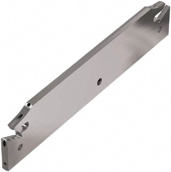 Seco - 21.4mm Blade Height, 3.4mm Blade Width, 120mm OAL, Neutral Cut, Double End Indexable Cut-Off Blade - 49mm Max Depth of Cut, 150.10A Blade, Jetstream Series - USA Tool & Supply
