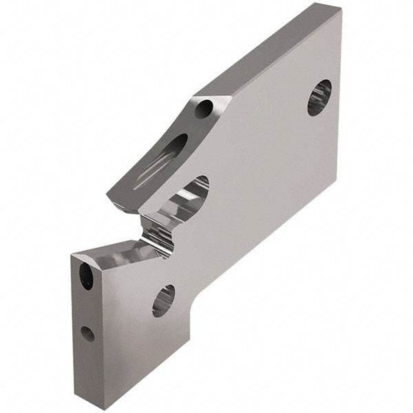 Seco - 15.5mm Blade Height, 3.4mm Blade Width, 33.1mm OAL, Left Hand Cut, Single End Indexable Cut-Off Blade - 19mm Max Depth of Cut, 150.10A Blade, Jetstream Series - USA Tool & Supply
