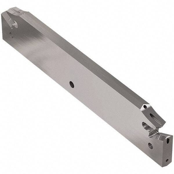 Seco - 21.4mm Blade Height, 5.65mm Blade Width, 120mm OAL, Left Hand Cut, Double End Indexable Cut-Off Blade - 49mm Max Depth of Cut, 150.10A Blade, Jetstream Series - USA Tool & Supply