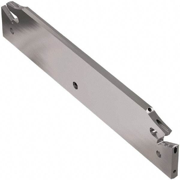 Seco - 21.4mm Blade Height, 2.4mm Blade Width, 120mm OAL, Left Hand Cut, Double End Indexable Cut-Off Blade - 49mm Max Depth of Cut, 150.10A Blade, Jetstream Series - USA Tool & Supply