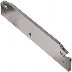 Seco - 21.4mm Blade Height, 2.4mm Blade Width, 120mm OAL, Left Hand Cut, Double End Indexable Cut-Off Blade - 49mm Max Depth of Cut, 150.10A Blade, Jetstream Series - USA Tool & Supply