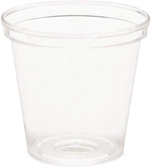 WNA - Comet Plastic Portion/Shot Glass, 1 oz, Clear - Clear - USA Tool & Supply