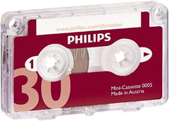 Philips - Cassette - Use with Dictation Recorder - USA Tool & Supply