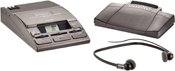 Philips - Gray Cassette - Use with Dictation Recorder - USA Tool & Supply