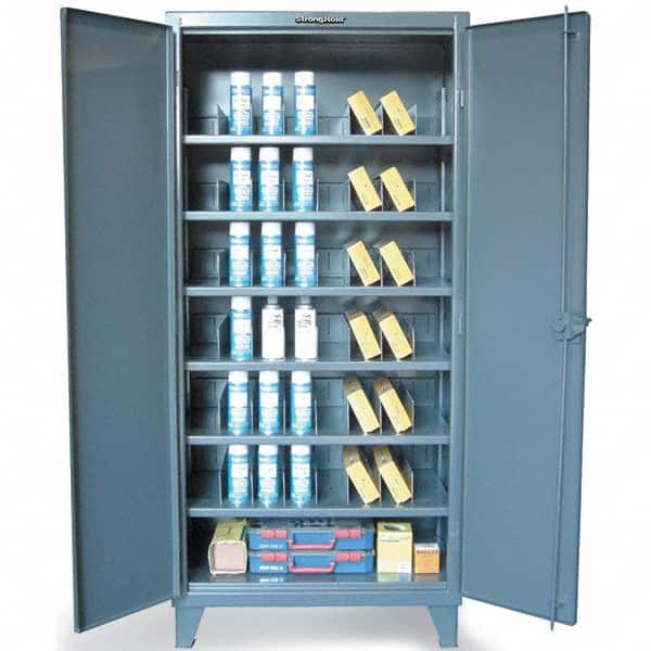 Strong Hold - Storage Cabinets Type: Bin Width (Inch): 60 - USA Tool & Supply