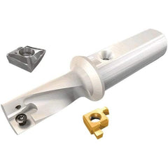 Iscar - 20mm Max Diam, 2.25xD, 45mm Max Drill Depth, 25mm Shank Diam, 111mm OAL, Replaceable Tip Drill - XCMT-MF, XCMT-MG Insert, DRG-MF Toolholder, Series DRG-MF - USA Tool & Supply